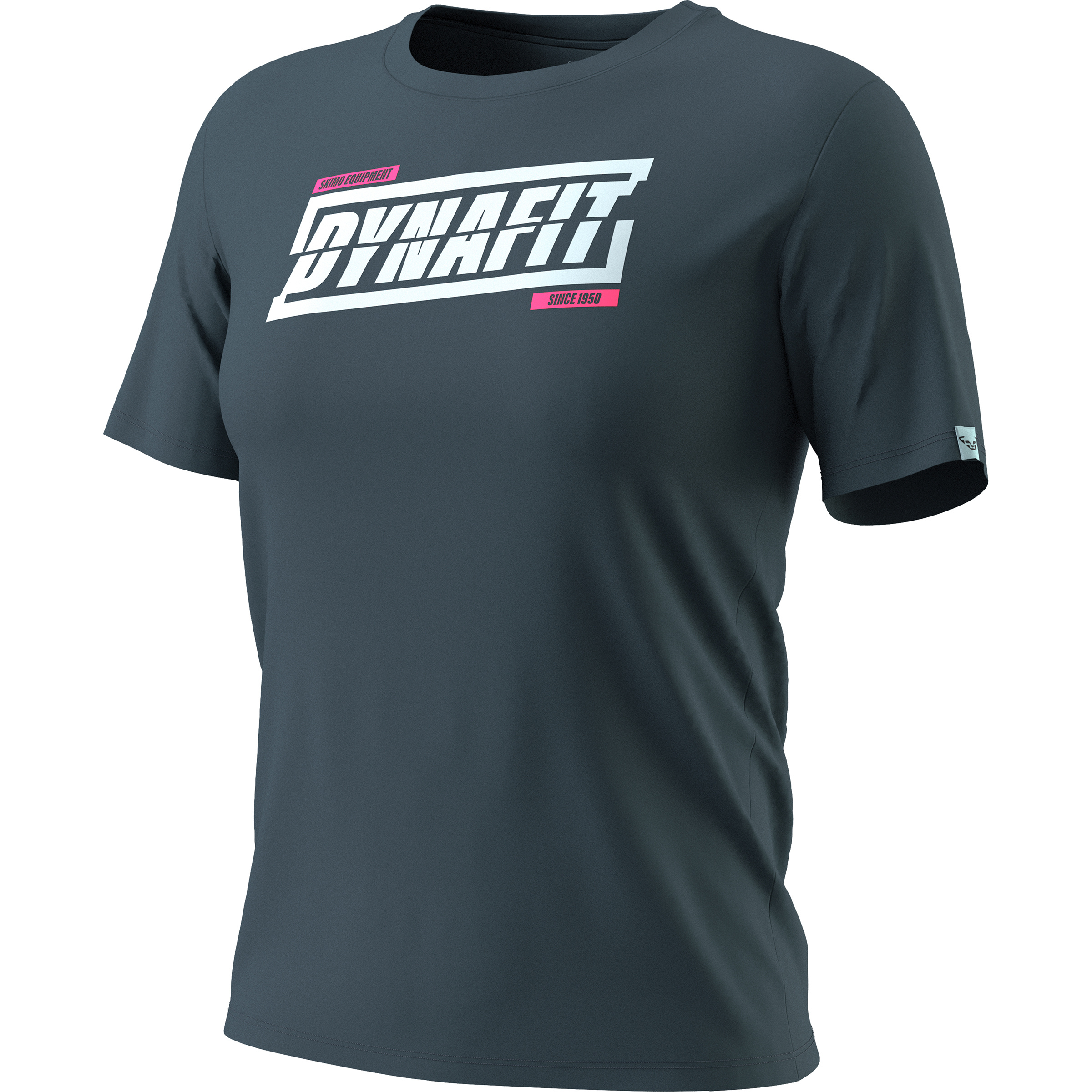 Dynafit Graphic Cotton Damen T-Shirts grau Größe XL Lifestyle Hautfreundlich