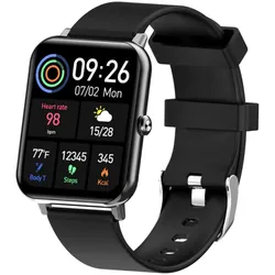 TPFNet Smart Watch / Fitness Tracker IP67 - Silikon Armband - Android & IOS - Rosa