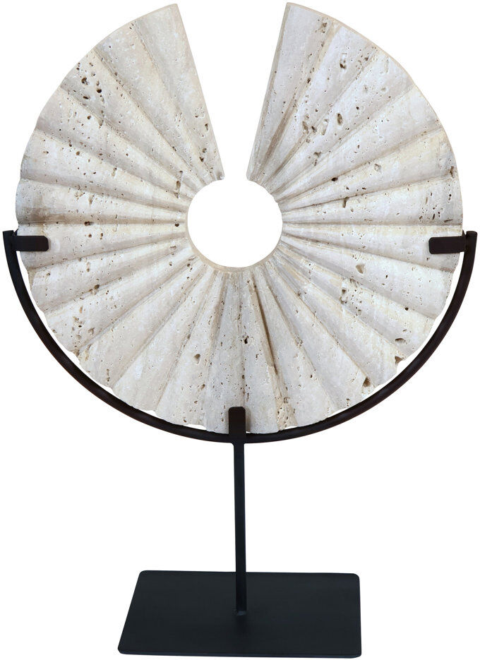 Bloomsbury Market Natural Stone Abstract Figurine / Sculpture Decorative Object Black 46cm H X 32cm W X 12cm D