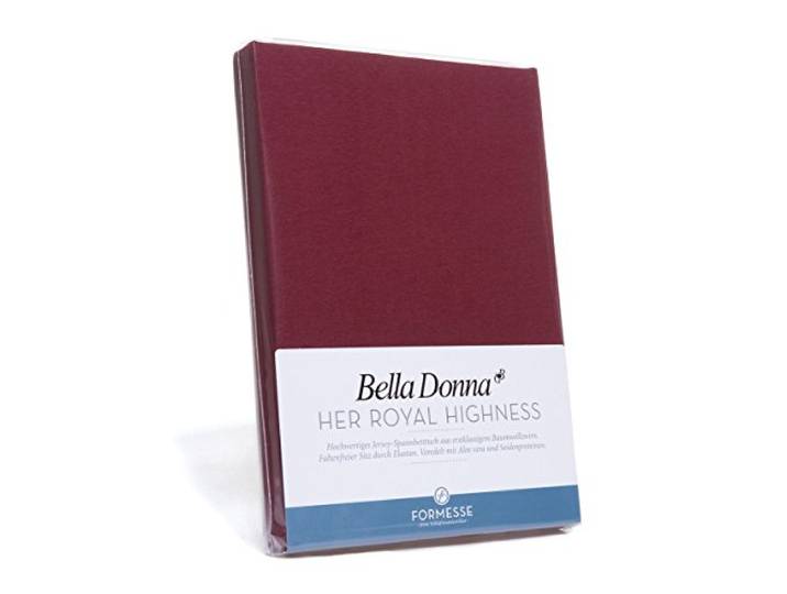 Bella Donna Jersey Spannbettlaken 1B Qualität 200/220 - 200/240cm - Silber (0520)