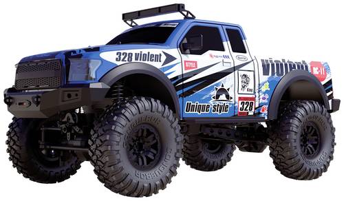 Amewi Dirt Climbing PickUp Race Brushed 1:10 RC Modellauto Elektro Crawler Allradantrieb (4WD) RtR 2,4GHz Inkl. Akku un