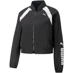 PUMA Fit Fashion Webjacke Damen 01 - PUMA black XS