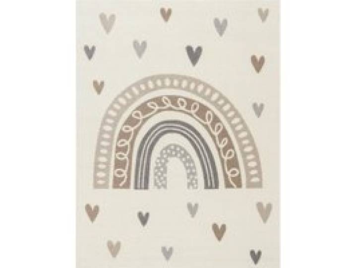 Tapis pour enfants Ninique beige 133 cm carré