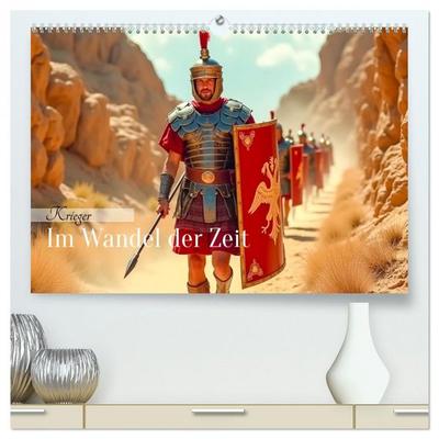 Krieger - Im Wandel der Zeit (hochwertiger Premium Wandkalender 2026 DIN A2 quer), Kunstdruck in Hochglanz