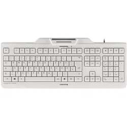 Cherry KC1000 SC Smartcard Light Grey DE (DE, Kabelgebunden), Tastatur, Grau