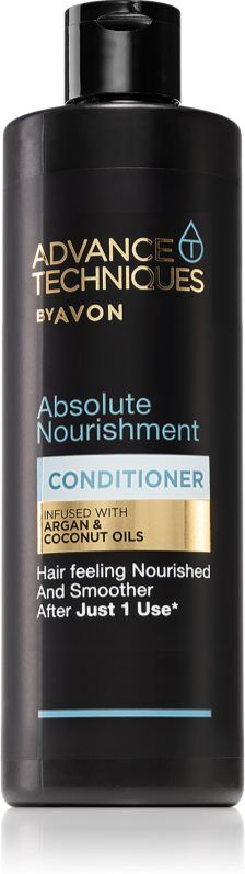 Avon Advance Techniques Absolute Nourishment après-shampoing nourrissant à l'huile d'argan du Maroc 250 ml