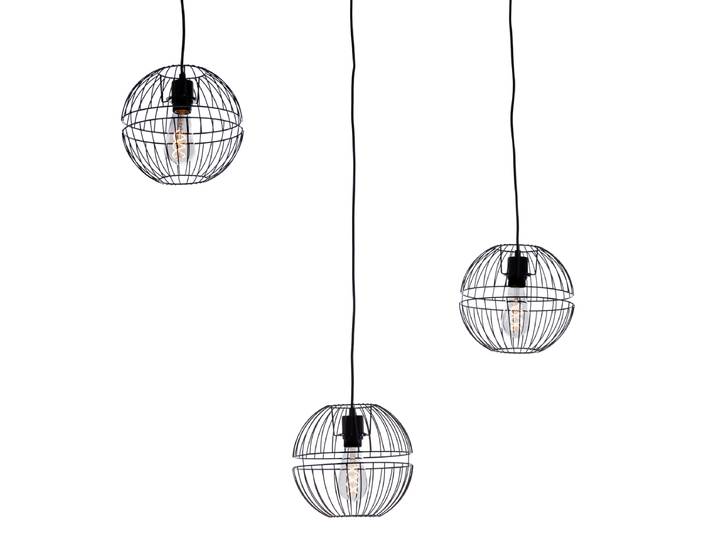 Moderne hanglamp zwart 3-lichts - Sphaera