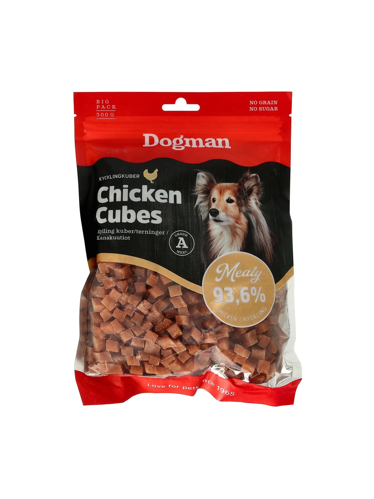 Dogman Meaty Hähnchenwürfel Hundeleckerlis 300g
