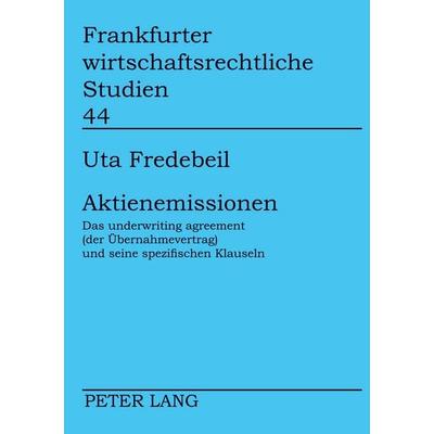 Aktienemissionen, Taschenbuch von Uta Fredebeil, Peter Lang GmbH, Internationaler Verlag der Wissenschaften, 978-3-631-38498-5