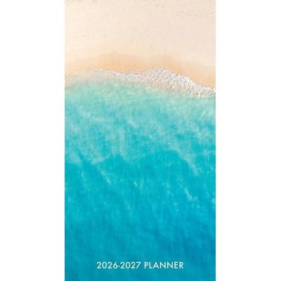 Waves 2-Year 2026-27 3.5 X 6.5 Monthly Pocket Planner