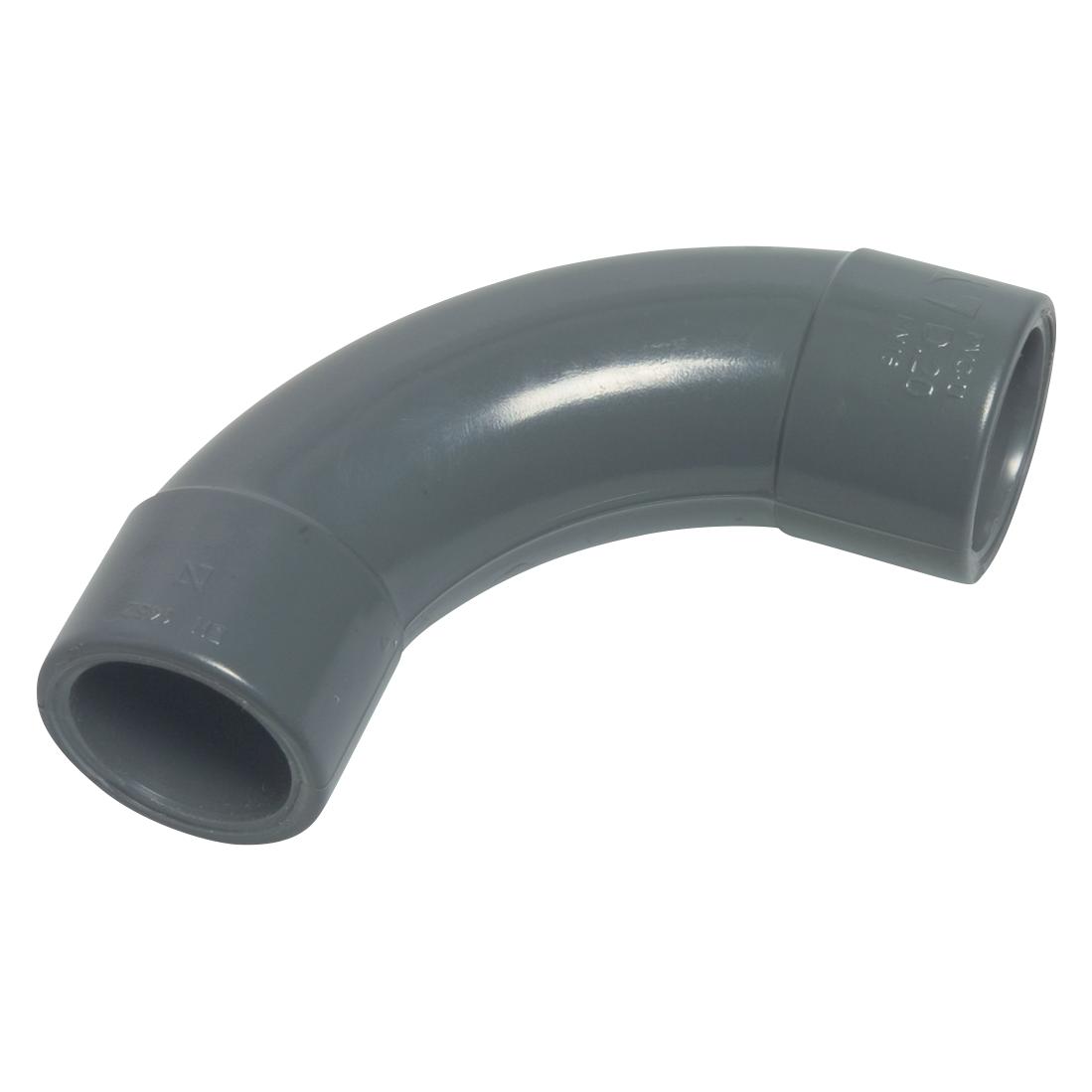 Magni PVC-U Bogen 90° 25 mm Klebemuffe 16bar Gr (Winkelverbindung) (0110178)