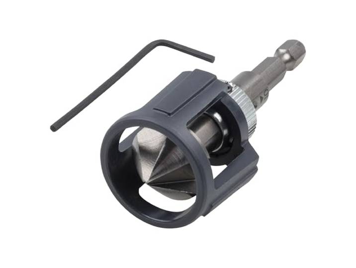wolfcraft Verzinkboor met Dieptestop en Zeskantschacht - Houtverzinker