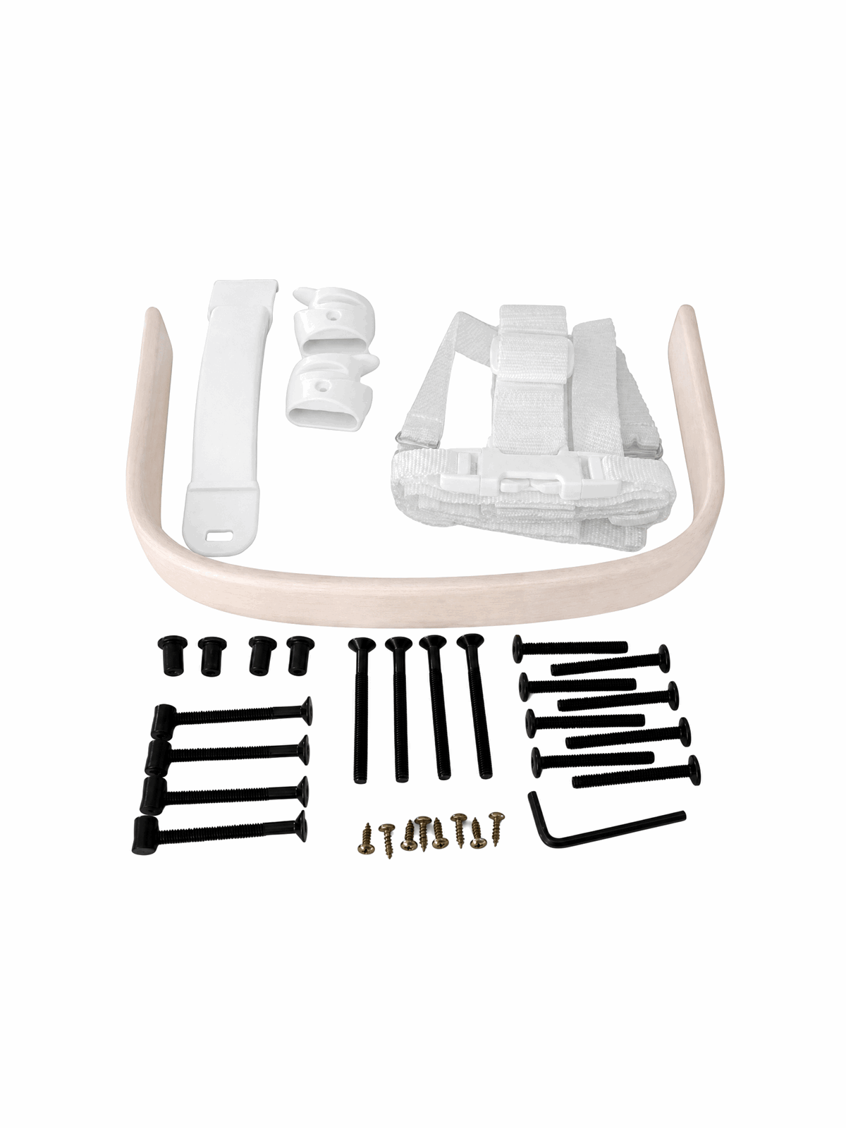 BabyDan Waist Bar kit for DanChair White Wash