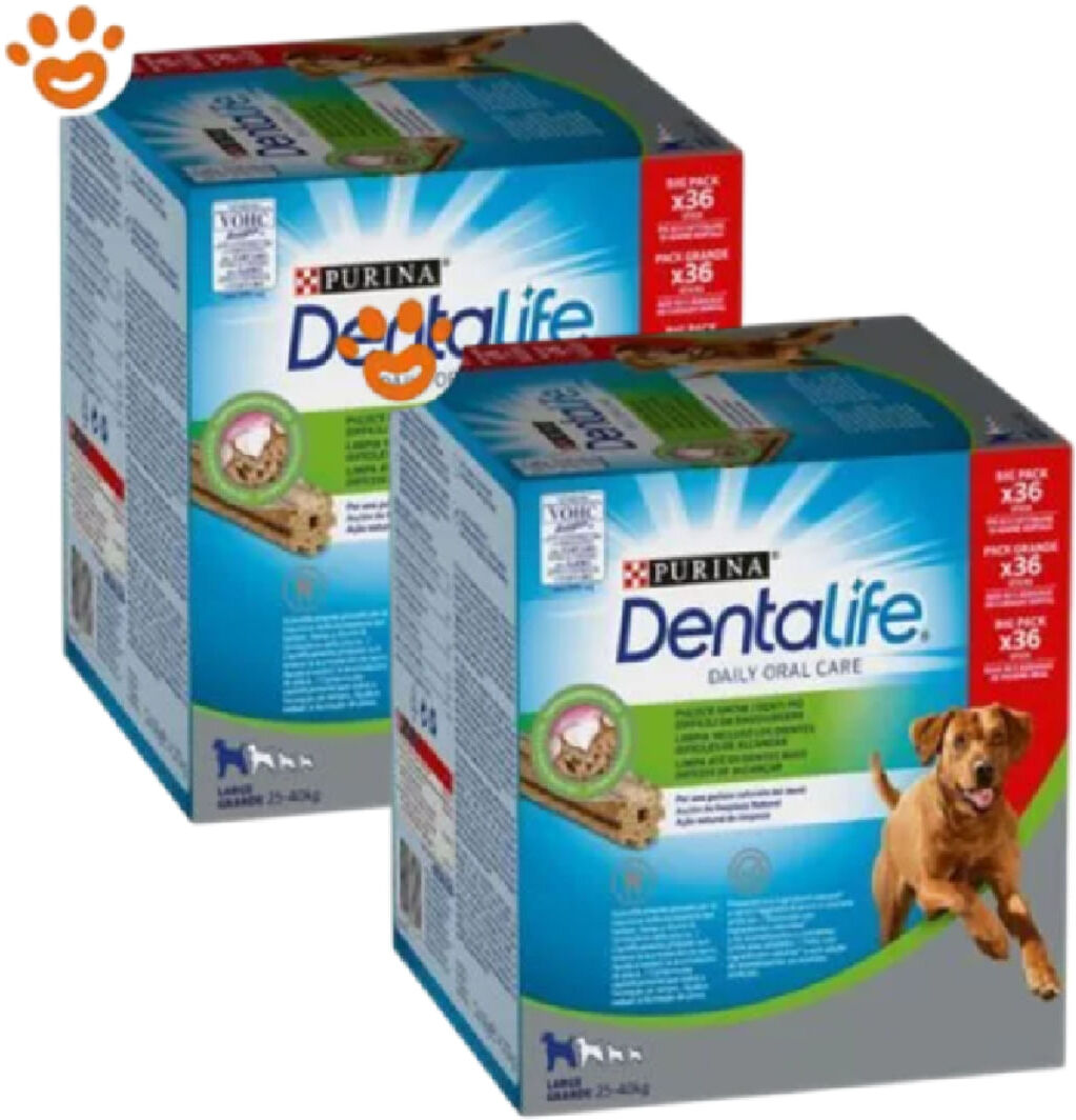 Kit Risparmio 72PZ Purina Dentalife Snack Cane Large 72PZ