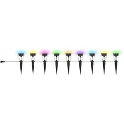 Diebold, Gartenbeleuchtung, Mini-Gartenspots Erw., 24V, 9 Stk., WLAN (IP65)