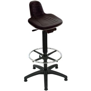 Lotz Stehhilfe 4775.01-KSN, aus Kunststoff, schwarz, Sitzhöhe 58-84 cm