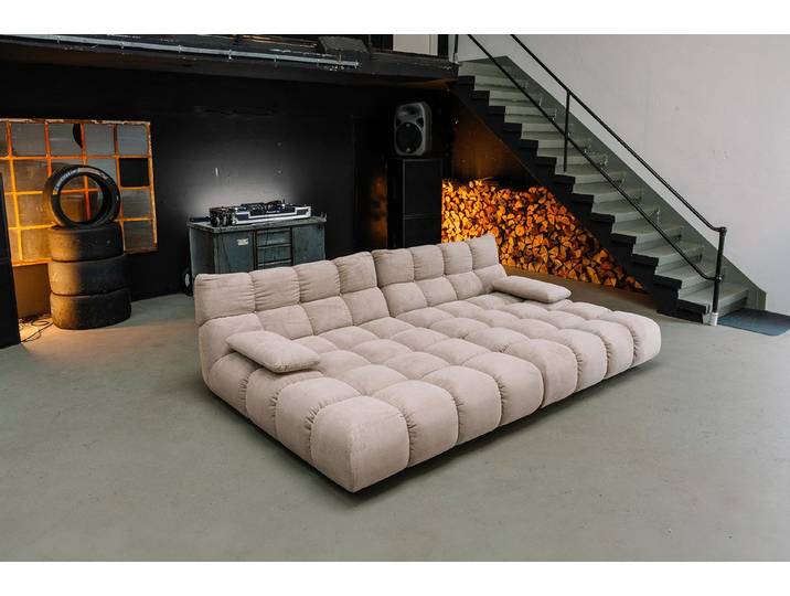 KAWOLA Big-Sofa VIVIEN Riesensofa Cord - Entspannung pur - Modernes Wohnen, XXL Couch mit Feincord Bezug – Maximaler Komfort, Top Design