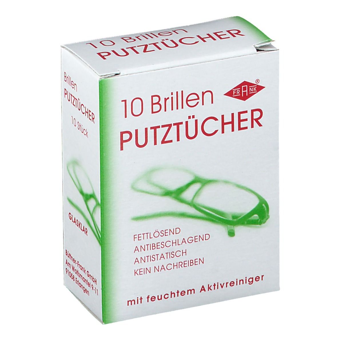 Brillenputztücher 10 St Tücher