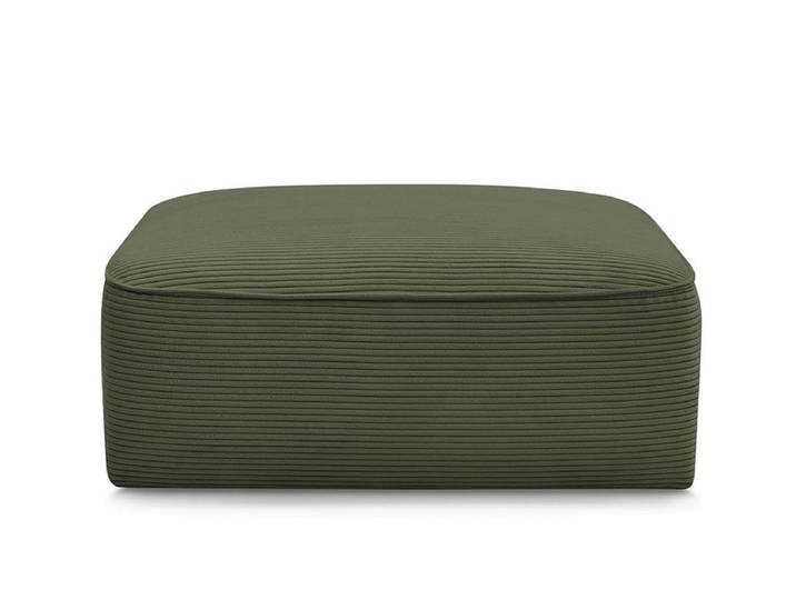 Hocker BOBOCHIC LEOPOLD 90x96x42cm cord-stoff hellgrün