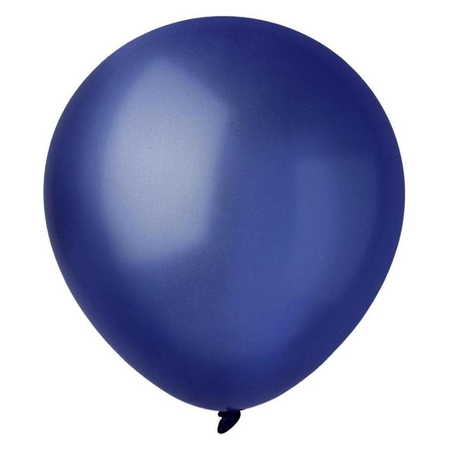 GoDan Decomex metallische Mitternachtsblaue Luftballons 100 Stk (100x) (54607290)