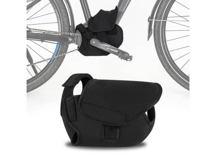 Schutzhülle E-Bike Mittelmotor Neopren Schwarz, Kunststoff, 15x5x20 cm, Freizeit & Co, Sport & Fitness, Fahrräder, Fahrradzubehör