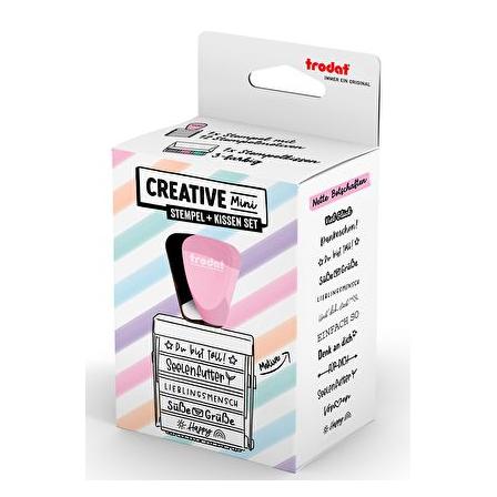 Trodat Creative Mini/V3 Pastell Rosa + Kissen 3Farben 1129 (198206)