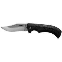 Gerber Gear, Mehrzweckmesser, Gerber Taschenmesser GATOR FE, glatte Klinge, Stahl 420HC, Back Lock, gummierter Griff, Nylonetui (9.50 cm)