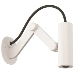 KLUDI-ASANA Tubeflex Mini-Kopfbrause Verstellbar Wandmontage Mattweiß 6921053-00