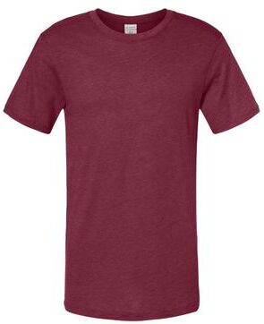Augusta Sportswear 3065 Tri-Blend Top in Maroon Heather size 4XL   Triblend AG3065, 3065AG