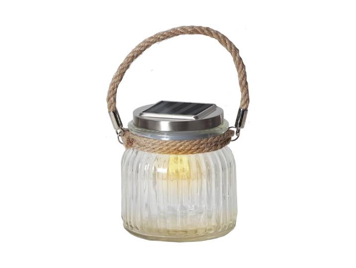 Star Trading Solar-Laterne Jamjar Glas IPx4