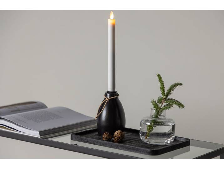 Weihnachtlicher Kerzenständer Elys - in verschiedenen Varianten - Birnenform - Luxusbetten24