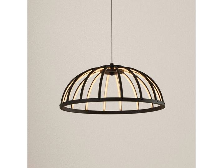 Attea LED Suspension Noir - Lucande - Salon / séjour - Moderne - Métal - À ampoule unique