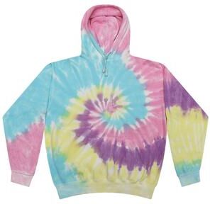 Tie-Dye CD877Y Youth Tie Dye Pullover Hoodie in Jellybean size S 6-8 8777Y, T8777Y