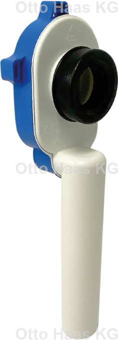 HAAS PE-Urinal-Absauge-Siphon 6290 DN 50, Ablauf senkrecht, weiß