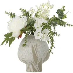 Bloomingville, Kunstpflanzen, - Lustre Blumenstrauss - Weiss (43 cm)