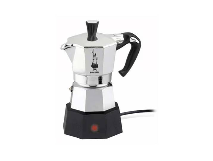 Bialetti Moka Elettrika Filtersystem silber