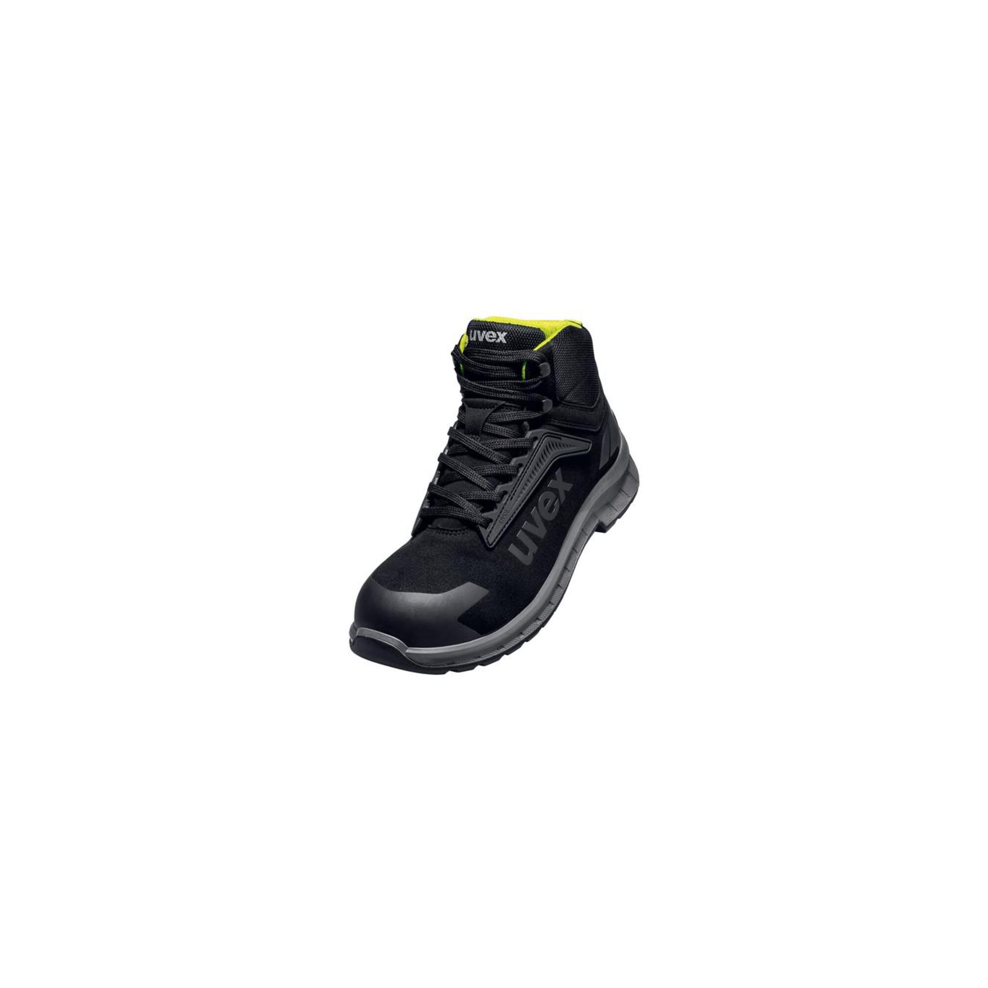 uvex Stiefel 2 trend S3S schwarz gelb Weite 11 Gr. 44 (6942244)