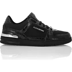 PLEIN SPORT Low-Top-Sneaker, Größe 48 in Schwarz 0202