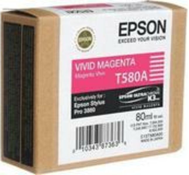 Epson T580A (C13T580A00) Druckerpatrone - Vivid Magenta
