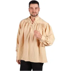Thetru Schnürhemd beige (S)