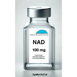 100 mg NAD (β-Nicotinamidadenindinukleotid  oxidierte Form; CAS 53-84-9) - 1 Inj. Fl. Trs. in 10 ml - Ampulle - Rückgabe ausgeschlossen! - Importware