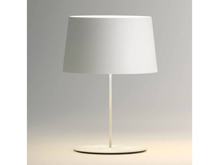 Vibia Designer Tischlampe Warm, weiß / opal, für Wohn- / Esszimmer, Aluminium, Modern, Tischlampe