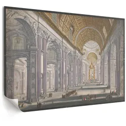 POSTER - 42x29 cm (A3) - Giovanni Battista Piranesi - Innenteil der Basilika