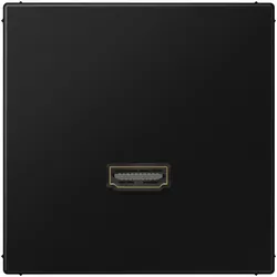 Jung MALS1112SW HDMI, Thermoplast, Serie LS, schwarz MA LS 1112 SW