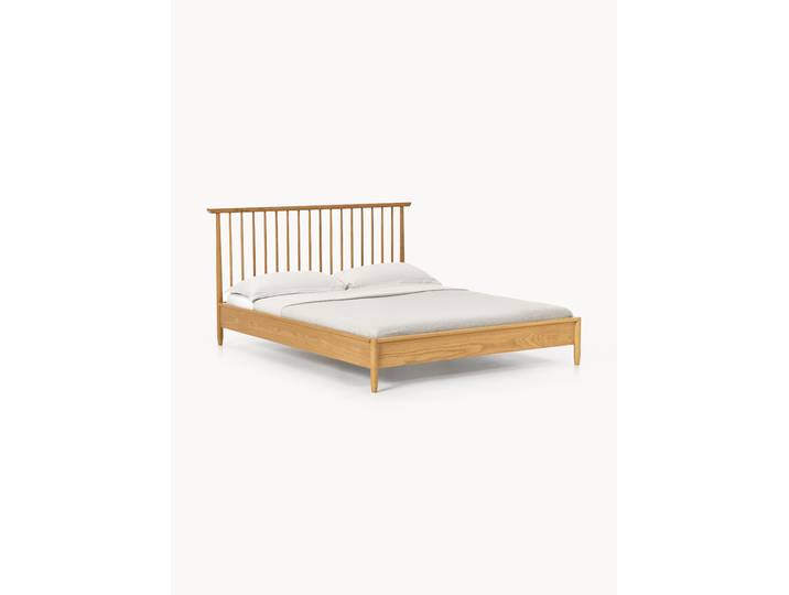 Holzbett Windsor mit Kopfteil aus Kiefernholz