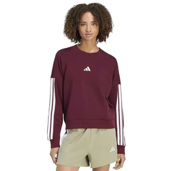 adidas Essentials 3-Stripes French Terry Sweatshirt Damen - maroo