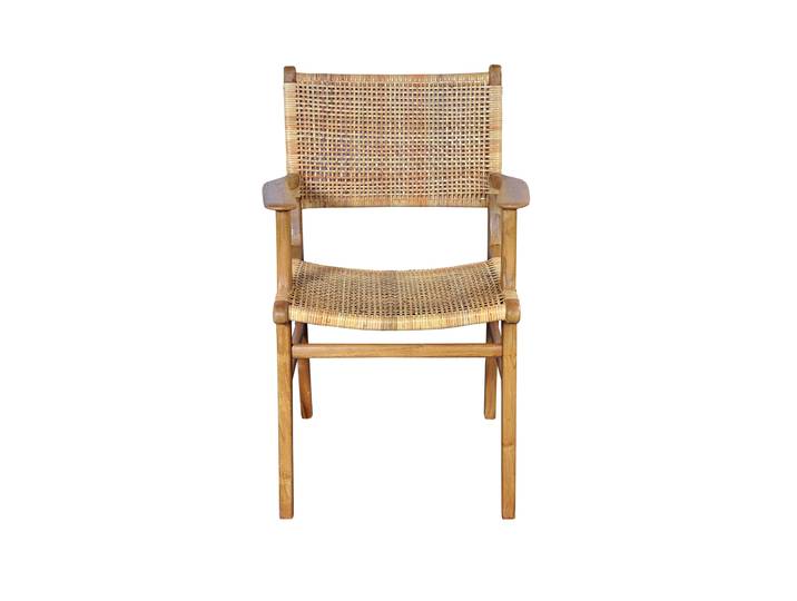 2er Set SIT Möbel SIT&CHAIRS Armlehnstuhl Teak/Rattan natur