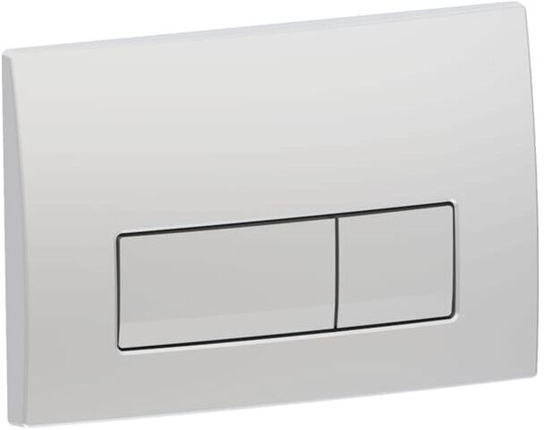 Geberit Delta 50 Square Betätigungsplatte 115105465 mattverchromt, für 2-Mengen-Spülung