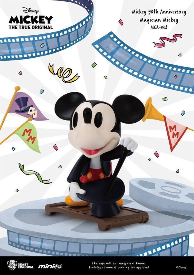 Beast Kingdom Toys Mickey Mouse Magician Mickey Mini Egg Attack Figuur, 9 cm, BKDMEA-008-55860