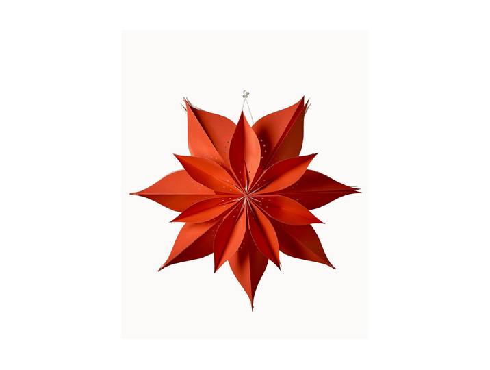 Dekohänger CHIC MIC Christmas star Stern , rot, B:60cm, Papier, Dekohänger, Dekohänger